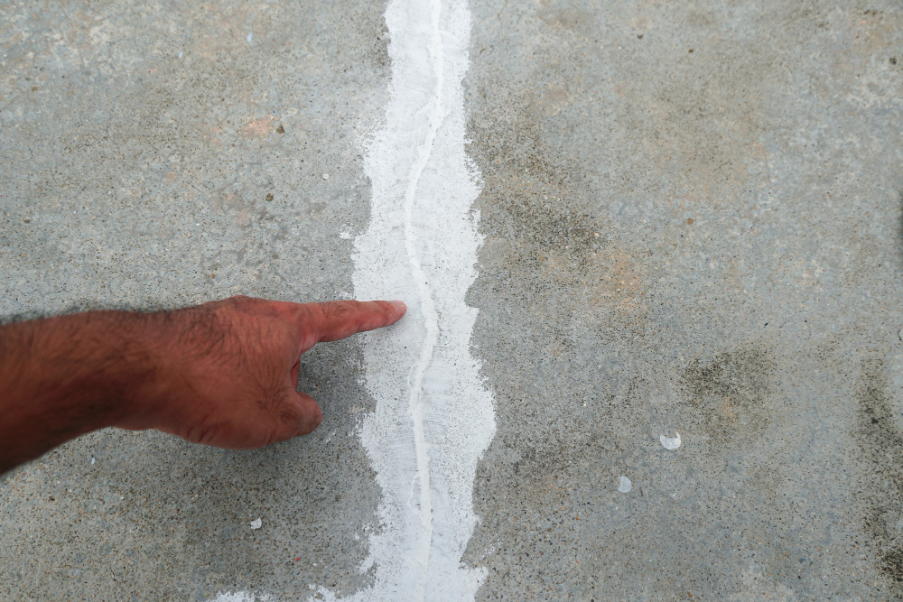Réparer une fissure sur un mur extérieur 